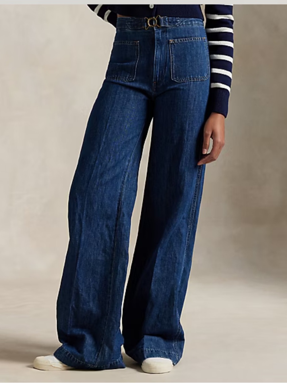 Polo RL Wide-Leg Flare Jeans